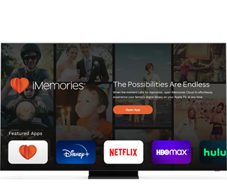 TV with iMemories Cloud